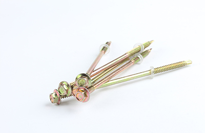 碳鋼彩鋅 六角法蘭面自攻自鉆螺釘DIN7504K